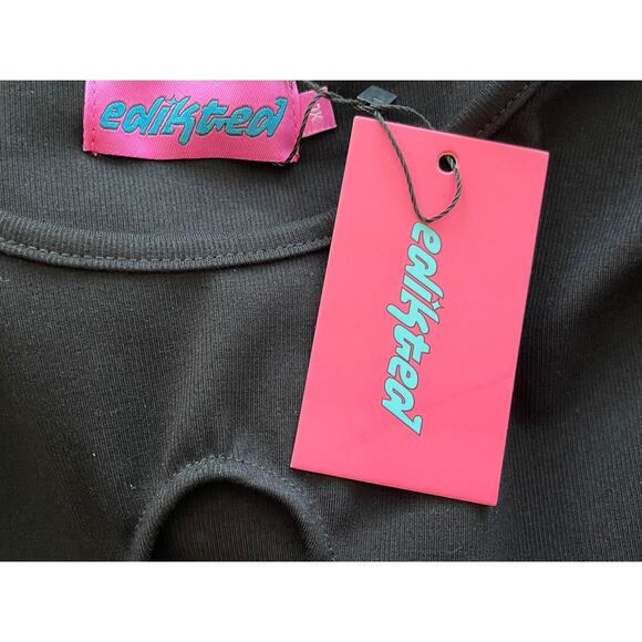 New ~ EDIKTED ~ Patricia Open-Ring Crop Top Size XL - Picture 6 of 8